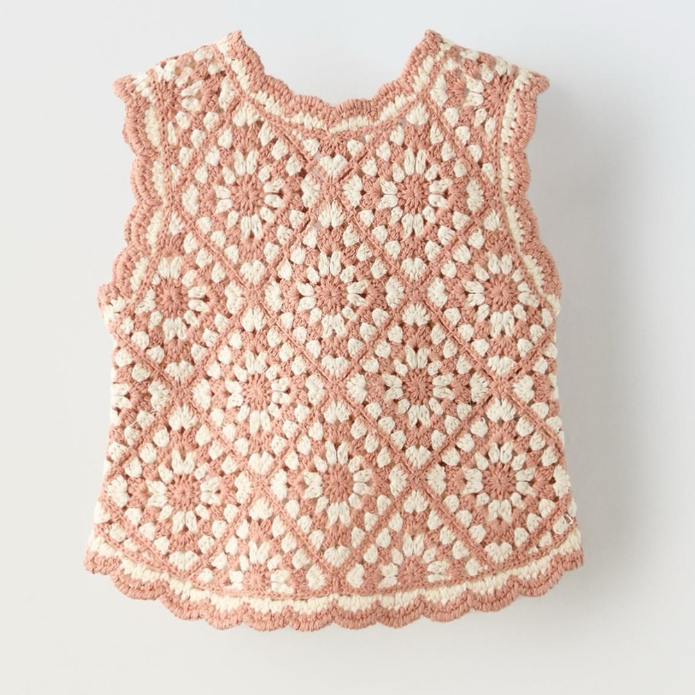 ZARA CROCHET TOP